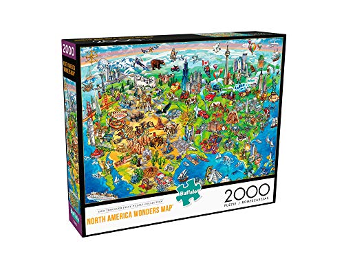 Buffalo Games - North America Wonders - 2000 Piece Jigsaw Puzzle, Blue from Buffalo Games