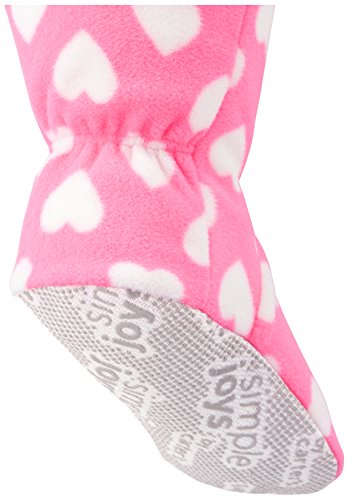 Simple Joys by Carter's Toddler Girls' Loose Fit Fleece Footed Pajamas, Pack of 3, Superhero/Donut/Owl, 18 Months by Carter's Simple Joys - Private Label