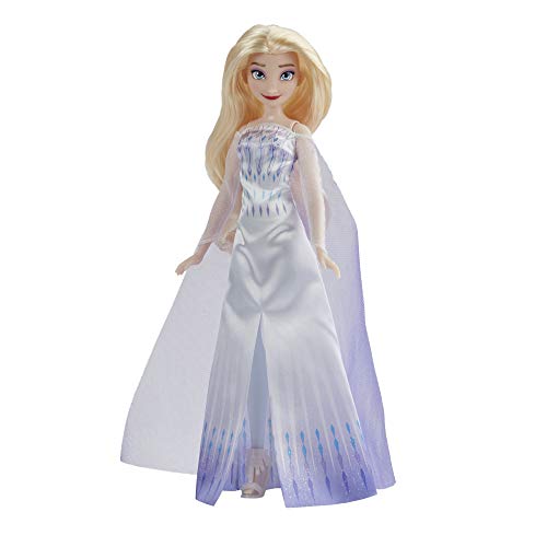 Disney Frozen 2 Snow Queen Elsa Fashion Doll, Dress, Shoes, and Long Blonde Hair, Toy for Kids 3 Years Old and Up by Hasbro