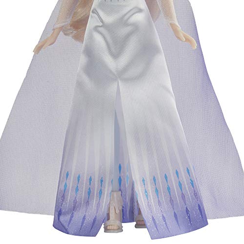Disney Frozen 2 Snow Queen Elsa Fashion Doll, Dress, Shoes, and Long Blonde Hair, Toy for Kids 3 Years Old and Up by Hasbro