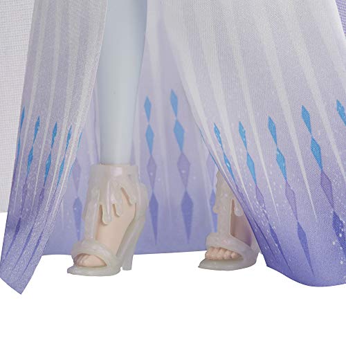 Disney Frozen 2 Snow Queen Elsa Fashion Doll, Dress, Shoes, and Long Blonde Hair, Toy for Kids 3 Years Old and Up by Hasbro
