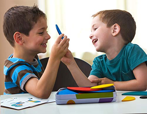 LIKEE Wooden Pattern Blocks Animals Jigsaw Puzzle Sorting and Stacking Games Montessori Educational Toys for Toddlers Kids Boys Girls Age 3+ Years Old (36 Shape Pieces& 60 Design Cards in Iron Box) from LiKee