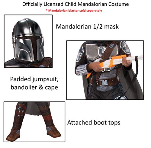 Rubie's Star Wars The Mandalorian Beskar Armor Children's Costume, Small from Rubie's