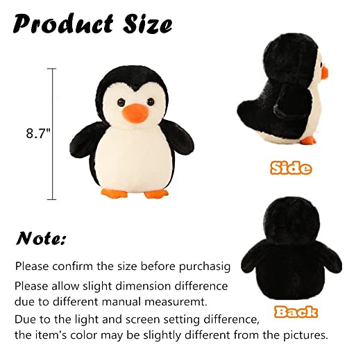 Penguin Stuffed Animal Plush Gifts for Kids, Cute Penguin Plushie Toy Doll, 8.7" by AUCOOMA