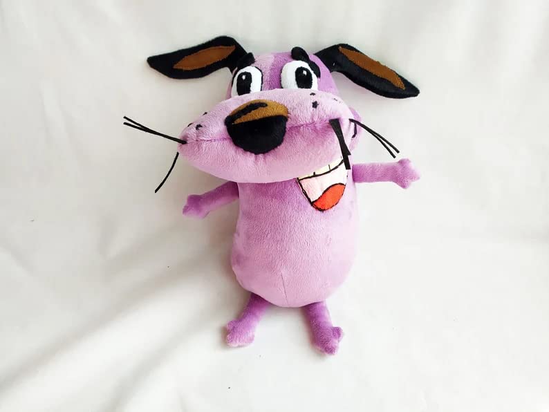11.8" Pink Courage Dog Plush by xuemml