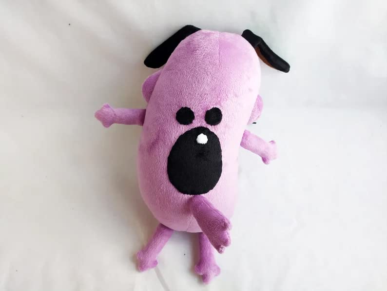 11.8" Pink Courage Dog Plush by xuemml