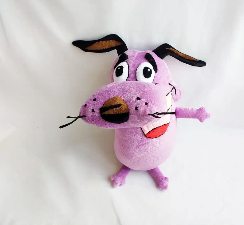 11.8" Pink Courage Dog Plush by xuemml