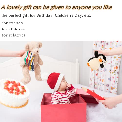 Penguin Stuffed Animal Plush Gifts for Kids, Cute Penguin Plushie Toy Doll, 8.7" by AUCOOMA