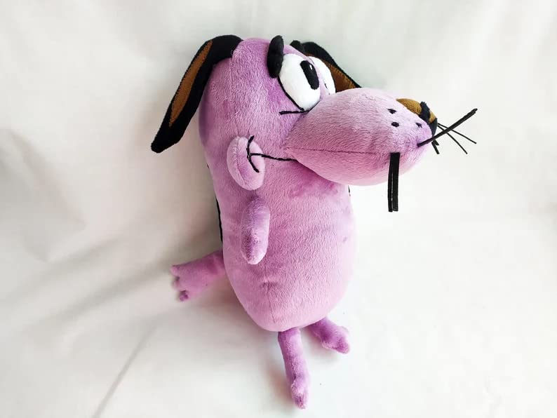 11.8" Pink Courage Dog Plush by xuemml