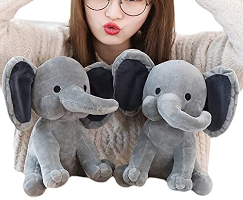 Stuffed Animal Toys,Soft Plushies for Girls Cute Plush Toys Gifts for Kids Girls Boys Babies Toddlers (Grey 1, 9.8 Inch) from APORAKE