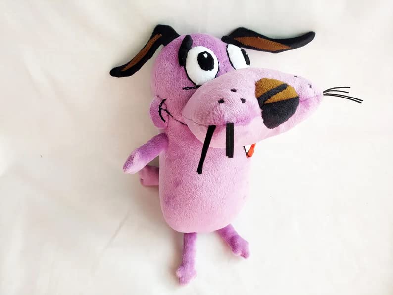 11.8" Pink Courage Dog Plush by xuemml