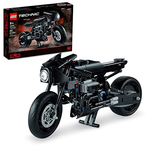 LEGO Technic The Batman â BATCYCLE Set 42155, Collectible Toy Motorcycle, Scale Model Building Kit of The Iconic Super Hero Bike from 2022 Movie by LEGO