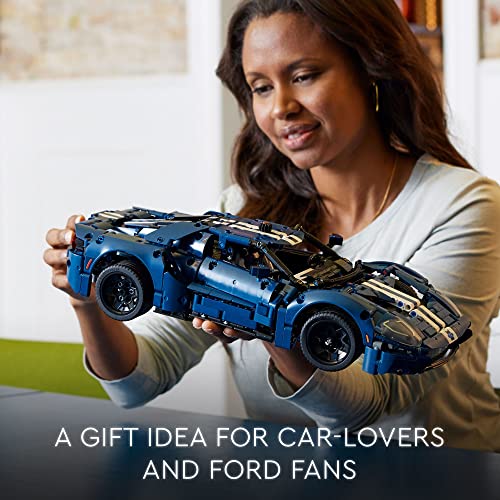 LEGO Technic 2022 Ford GT 42154 Car Model Kit for Adults to Build, 1:12 Scale Supercar with Authentic Features, Advanced Collectible Set from LEGO