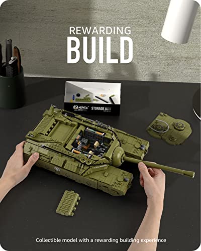 Nifeliz T28 Super Heavy Tank Model Toy for Adults, Collectible Military Building Display Set, A WW2 Army Tank Display Piece (2,986 Pieces) by Nifeliz