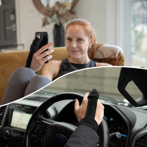 BraceAbility Finger Splint - Adjustable Support Guard for Jammed or Broken Knuckle Treatment, Medical-Grade Aluminum Immobilizer to Straighten Trigger Finger, Arthritis Pain Relief Brace (Universal) from BraceAbility