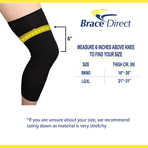Knee Brace Undersleeve PDAC L2397 - Sleeve for Under Knee Brace- For Men and Women - Comfortable, Breathable, Closed Patella - Protects Skin from Abrasions and Irritation by Brace Align by Brace Align