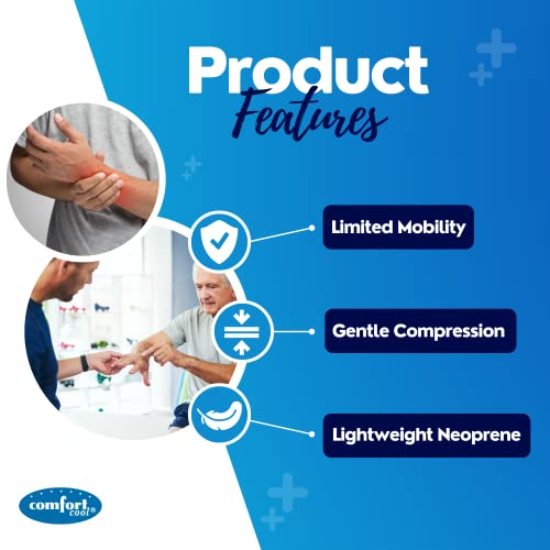 Comfort Cool Wrist Thumb CMC Restriction Brace. Right Large. by North Coast Medical