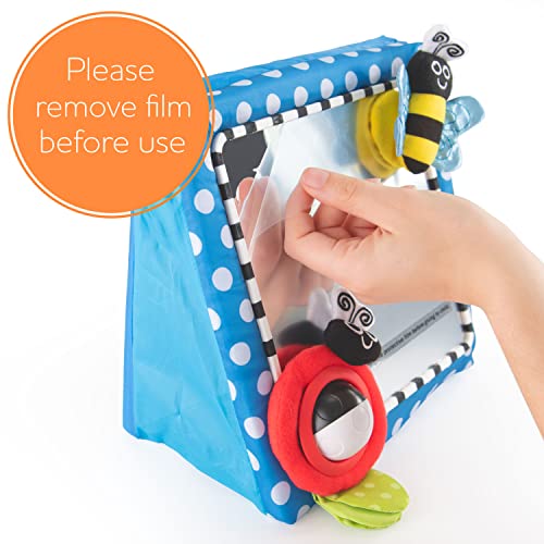 Sassy Tummy Time Floor Mirror | Developmental Baby Toy | Newborn Essential for Tummy Time | Great Shower Gift from Sassy Baby, Inc.