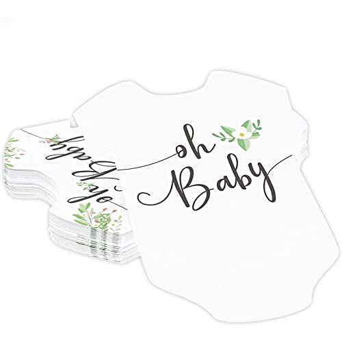 Baby Shower Predictions and Advice Cards, 50 Pack, Floral Design, 5 x 7 in by 