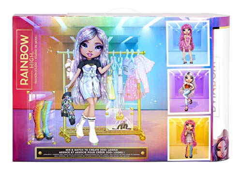 Rainbow High Fashion Studio â Includes Free Exclusive Doll with Rainbow of Fashions and 2 Sparkly Wigs to Create 300+ Looks | Clothes & Accessories | for Kids Ages 3+ from Rainbow High