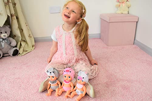 KOOKAMUNGA KIDS Little Animal Cutie Triplets Dolls - Adorable Cow, Dog and Pig Themed Outfits - Dolls to Sit, Stand and Cuddle! by KOOKAMUNGA KIDS