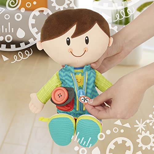 Playskool Dressy Kids Boy Activity Plush Stuffed Doll Toy for Kids and Preschoolers 2 Years and Up from Hasbro