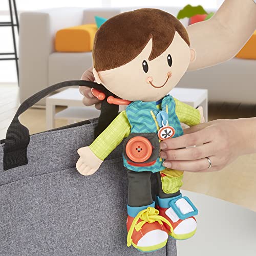 Playskool Dressy Kids Boy Activity Plush Stuffed Doll Toy for Kids and Preschoolers 2 Years and Up from Hasbro