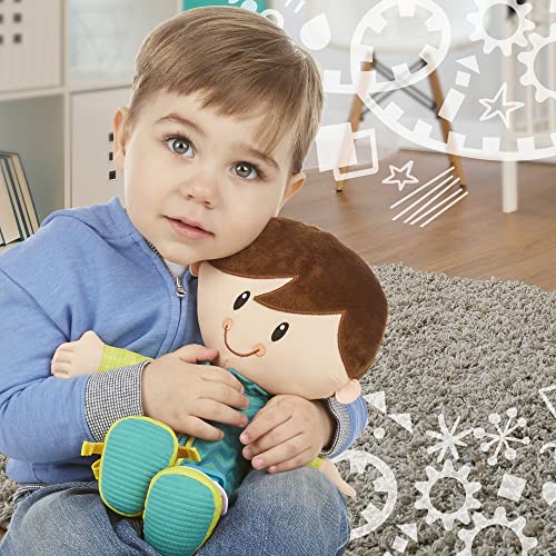 Playskool Dressy Kids Boy Activity Plush Stuffed Doll Toy for Kids and Preschoolers 2 Years and Up from Hasbro