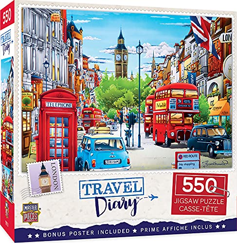 MasterPieces 550 Piece Jigsaw Puzzle for Adults, Family, Or Kids - London - 18"x24" by Masterpieces Puzzle Company
