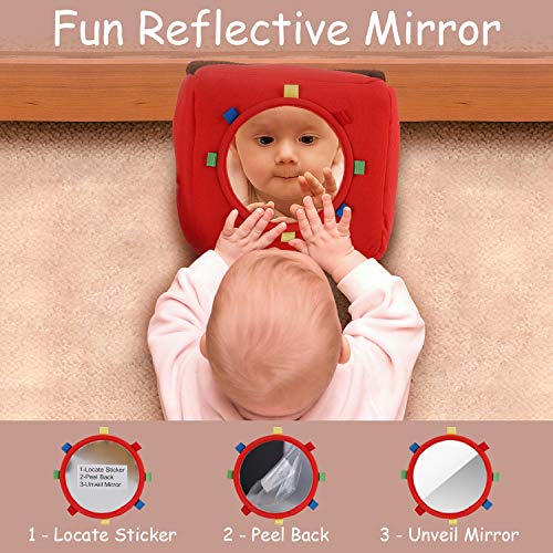 iPlay, iLearn Plush Baby Rattle Toys, Newborn Soft Farm Stuffed Animal Rattles Set, Infant Hand Grip Shaker Sensory Development Soother, Birthday Shower Gift for 3 6 9 12 Month, 1 Year Old Girls, Boys from iPlay, iLearn