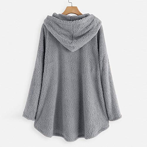 ZJRXM Women's Long Sleeve Cat Printed Hoodies Pullover Fall Winter Fuzzy Fleece Cute Jumper Sweatshirt for Teen Girls Gray by ZJRXM