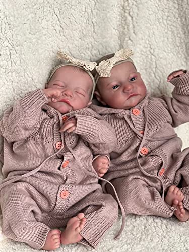 Anano Reborn Baby Levi Realistic Newborn Baby 19 inch 48cm Life Size Silicone Doll (Brown) from NANJING KERUITA INTERNET TECH CO.,LTD