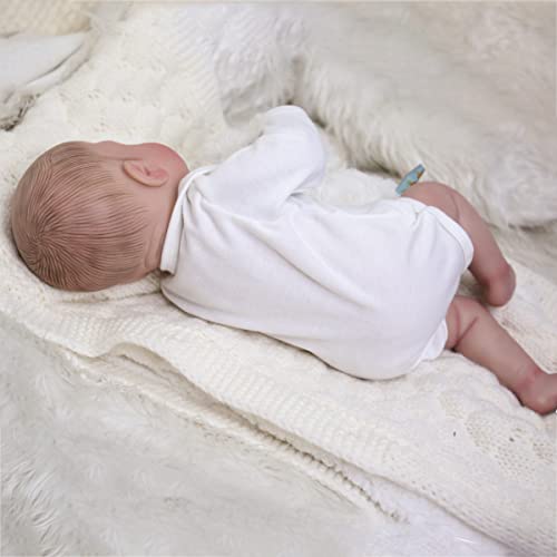 KSBD Reborn Baby Dolls Remi, 18 inch Realistic Newborn Baby Boy Doll, Lifelike Vinyl Reborn Doll with Weighted Cloth Body, Handmade Advanced Painted Gift Set for Kids Age 3+ from KSBD