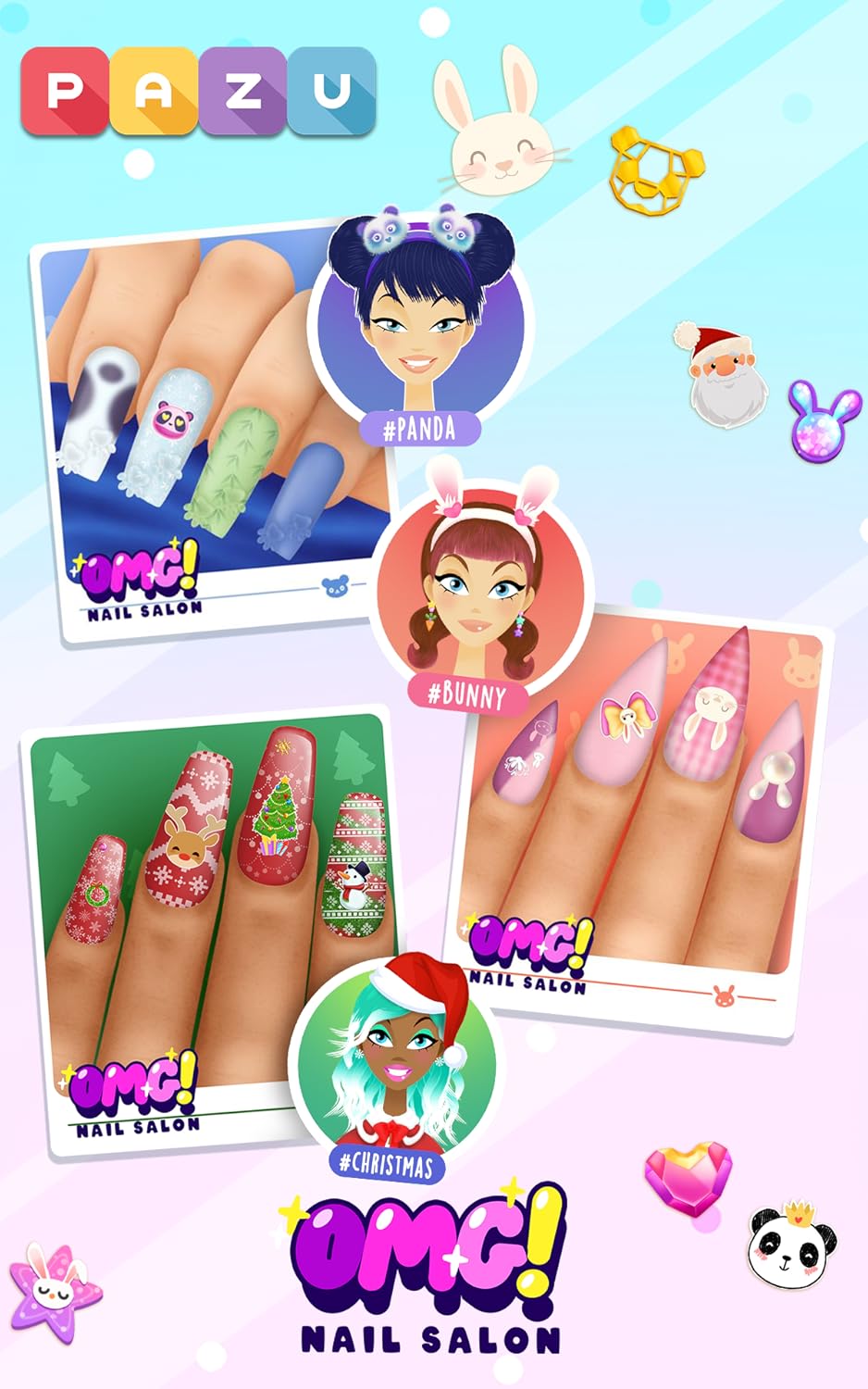 Girls Nail Salon - Manicure games for kids by Pazu