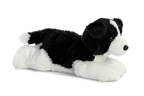 TheMogan 12" Cami Border Collie Dog Puppy Plush Stuffed Animal Toy Black & White by Aurora World, Inc.