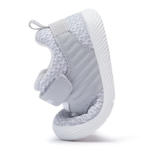 BMCiTYBM Baby Shoes Boy Girl Walking Shoes Breathable Sneakers Infant First Walker Shoes 6 9 12 18 24 Months Grey Size 12-18 Months Infant from 