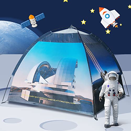 Mnagant Kids Play Tent -61âx61âx53â Imaginative Play Popup Tent Dome Tent Playhouse for Kids Indoor / Outdoor Fun-The Observatory Universe Space Theme Kid Tent for Boys and Girls from Mnagant