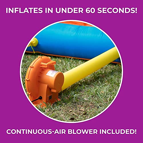 Step2 MAX Sports Full Court Basketball ân Slide Bouncer with Extra Heavy Duty Blower | Kids Inflatable Bounce House by Step2