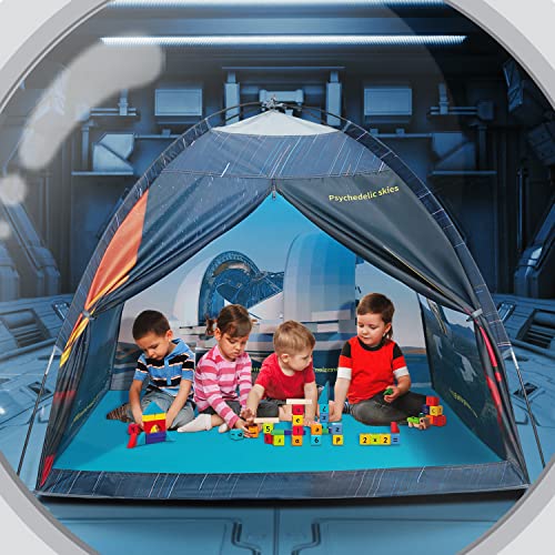 Mnagant Kids Play Tent -61âx61âx53â Imaginative Play Popup Tent Dome Tent Playhouse for Kids Indoor / Outdoor Fun-The Observatory Universe Space Theme Kid Tent for Boys and Girls from Mnagant