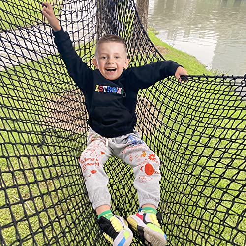 9.8 X 14.8FT Kids Playground Play Safety Net Outdoor Climbing Cargo Net Playground Sets Double Layers Backyard Net for Playground by My Story