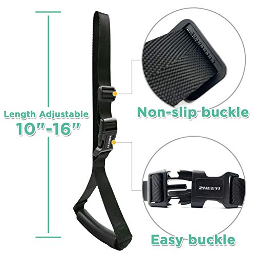 ZHEEYI Automotive Standing Aid Safety Grab Handle Adjustable Vehicle Support Strap Portable Nylon Car Assist Device Grip Handle for Elderly, Disability by ZHEEYI