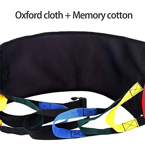 Kangwell Patient Lift Belt Assistance Belt with 5 Colors Handles(73Inch), Non-Slip Transfer Belt, for Medical Lifting Assistance, Gait Belts for Physical Therapy (Blue) from CQ