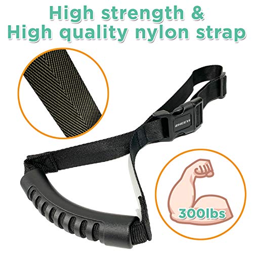 ZHEEYI Automotive Standing Aid Safety Grab Handle Adjustable Vehicle Support Strap Portable Nylon Car Assist Device Grip Handle for Elderly, Disability by ZHEEYI