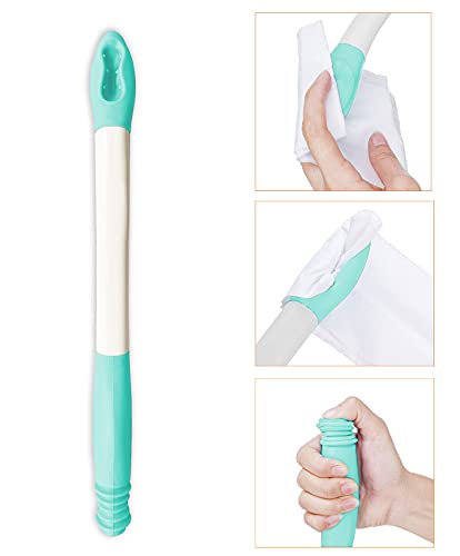 Long Reach Self Wipe Assist Comfort Wiper for Toilet Paper Tissue Grip Toilet Aid Wand - Ideal Daily Living Bathroom Aid for Limited Mobility by gowell