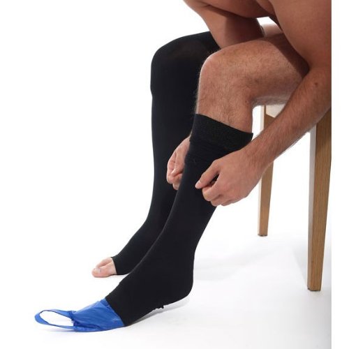 Easy Slide Application Aid for Compression Stockings (Xtra Small) (Medium Shoe Size W 6 1/2 - 9 1/2 M 5-8, Green) by Arion