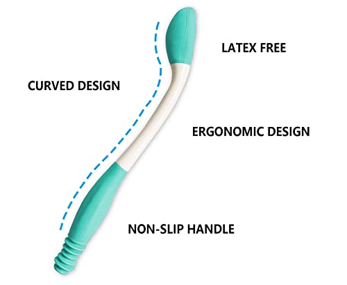 Long Reach Self Wipe Assist Comfort Wiper for Toilet Paper Tissue Grip Toilet Aid Wand - Ideal Daily Living Bathroom Aid for Limited Mobility by gowell