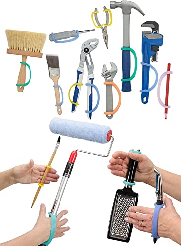 EazyHold Silicone Adaptive Aid for Individuals with Limited Hand Function, Cerebral Palsy, Stroke, Tremors.EazyHold Silicone Adaptive Aid (Youth to Adult-5 Pack) by EazyHold