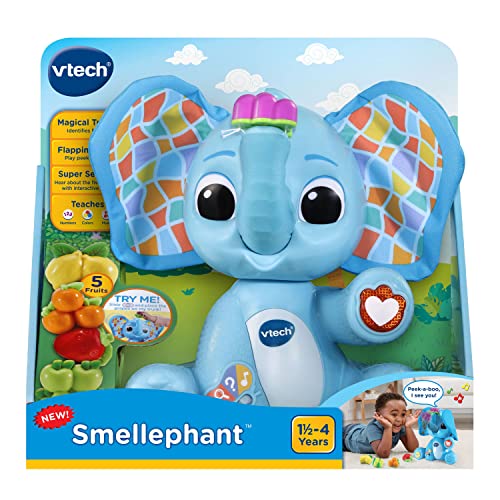 VTech Smellephant with Magical Trunk and Peek-a-Boo Flapping Ears, Blue by VTech