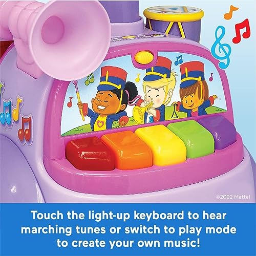 Fisher Price Music Parade Purple Ride-On with 5 Different Marching Tunes! [Amazon Exclusive], Medium from Jakks Pacific Inc.