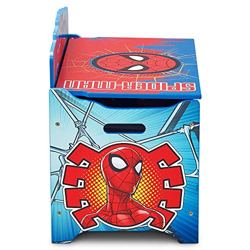 Delta Children Deluxe Toy Box, Spider-Man by AmazonUs/DEMQX